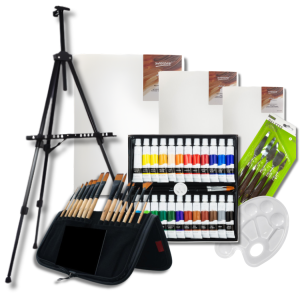 Подарочный набор для рисования с мольбертом, акриловые краски PROART