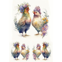 Декупажні картки та рисовий папір Великдень