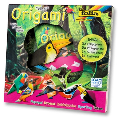 Оригами набор для творчества от Folia Птицы 6-9 элементов (91103)
