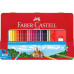 Карандаши цветные Faber-Castell 48 цв 115888 CLASSIC метал коробка + аксессуары