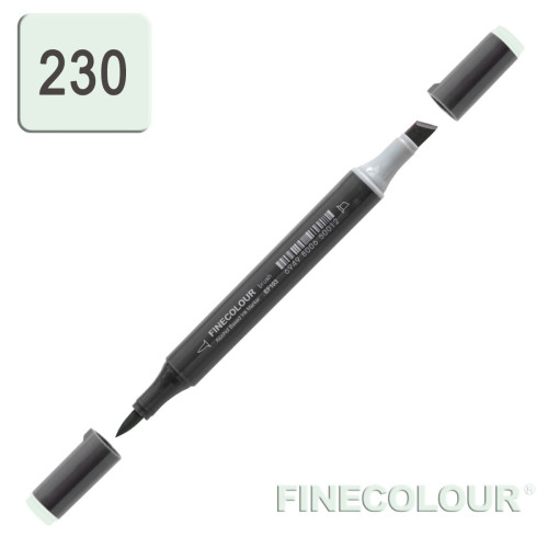 Маркер спиртовой Finecolour Brush-mini зеленый спектр G230