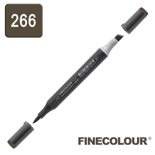 Маркер спиртовой Finecolour Brush-mini желтовато-серый №10 YG266