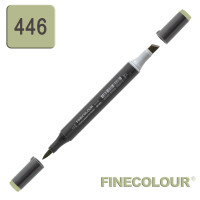 Маркер спиртовий Finecolour Brush-mini сіруватий оливковий YG446