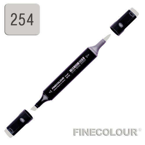 Маркер спиртовой Finecolour Brush 254 серый тонер №4 TG254