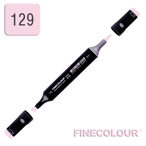 Маркер спиртовой Finecolour Brush 129 теневой розовый RV129