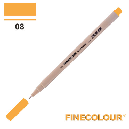 Линер Finecolour Liner на водной основе 008 темно-желтый EF300-08