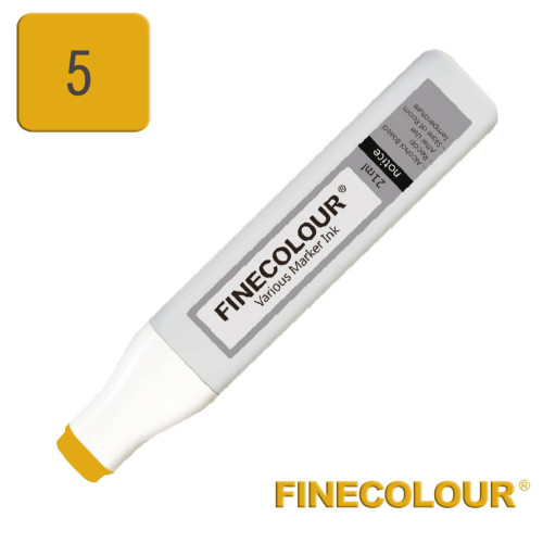 Заправка для маркера Finecolour Refill Ink 005 темно-желтый Y5