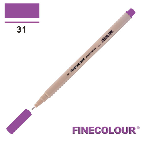 Линер Finecolour Liner на водной основе 031 фиолетовый EF300-31