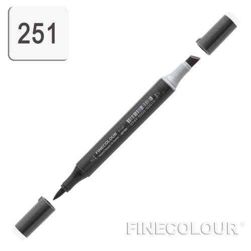 Маркер спиртовой Finecolour Brush-mini серый тонер №1 TG251