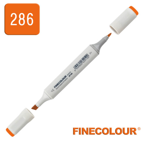 Маркер спиртовой Finecolour Sketchmarker 286 флуоресцентный оранжевый FYR286