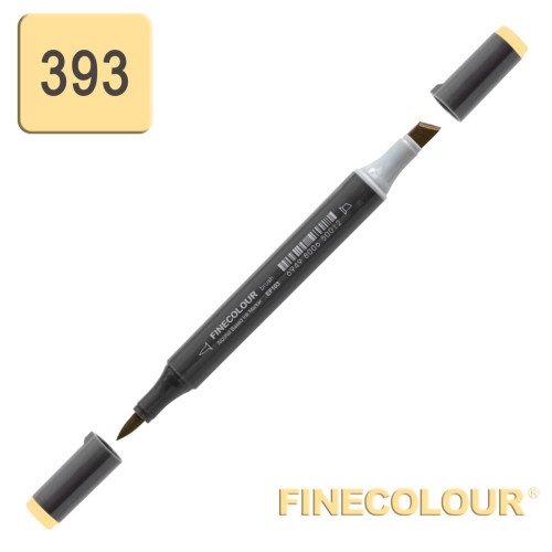 Маркер спиртовой Finecolour Brush-mini золотисто-желтый YR393