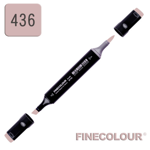 Маркер спиртовой Finecolour Brush 436 какао-коричневый E436