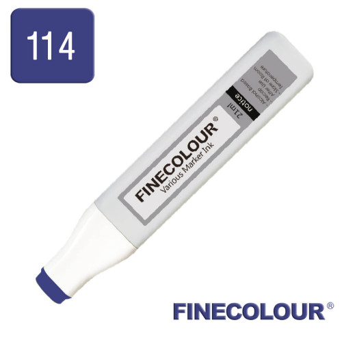 Заправка для маркера Finecolour Refill Ink 114 темно-синій B114