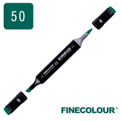 Маркер спиртовий Finecolour Brush 050 темний відтінок зеленого G50