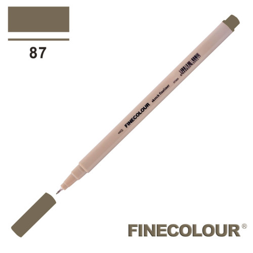 Лінер Finecolour Liner на водній основі 087 коричневий монтерей EF300-87