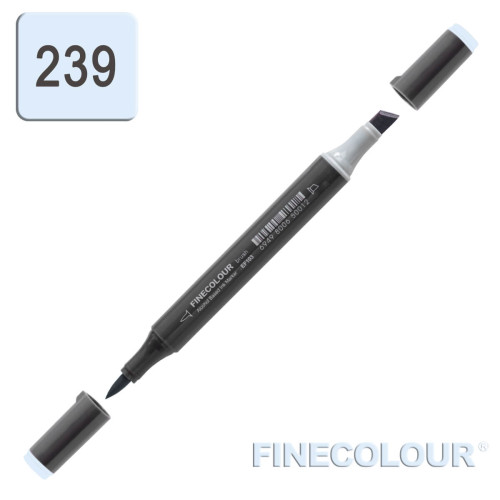 Маркер спиртовой Finecolour Brush-mini сине-голубой B239