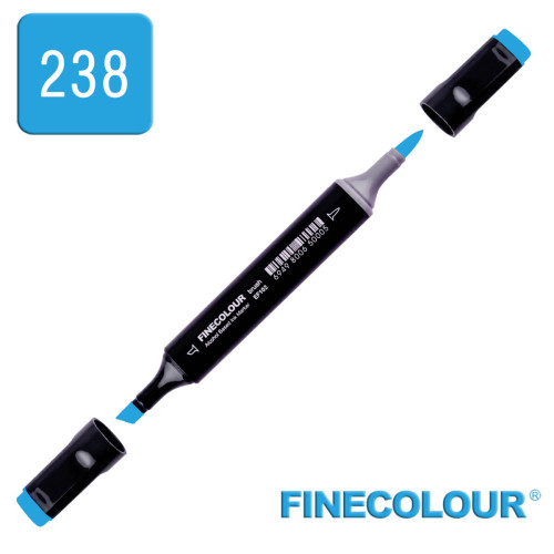 Маркер спиртовой Finecolour Brush 238 голубой павлин B238