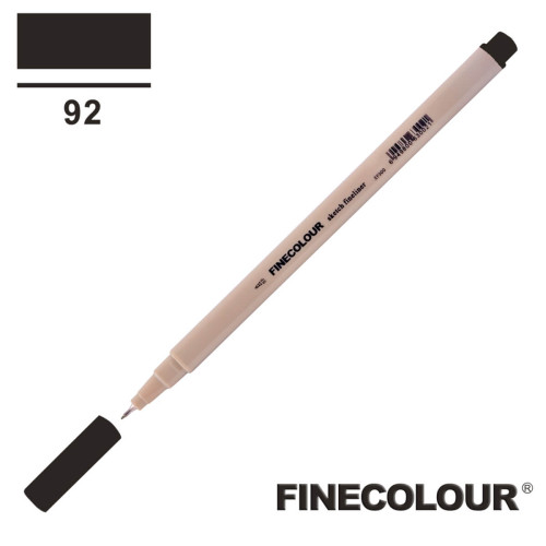Лінер Finecolour Liner на водній основі 092 чорний EF300-92