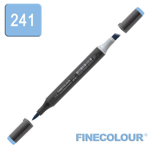 Маркер спиртовой Finecolour Brush-mini голубое небо B241