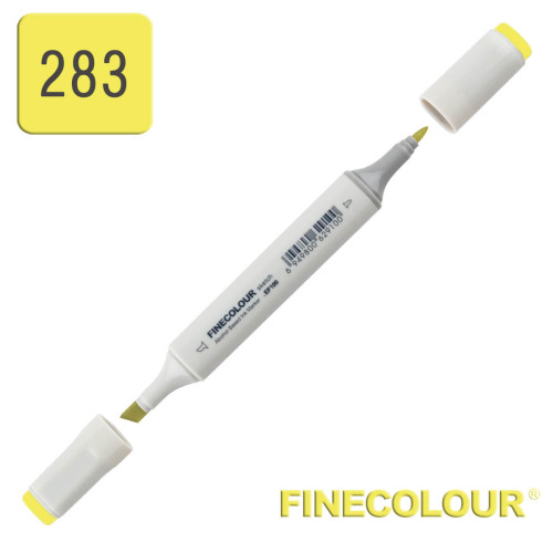 Маркер спиртовой Finecolour Sketchmarker 283 флуоресцентный желтый FY283