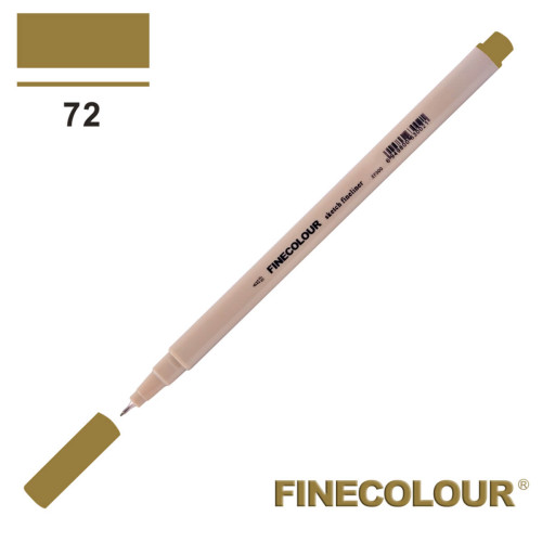 Линер Finecolour Liner на водной основе 072 оливковый EF300-72