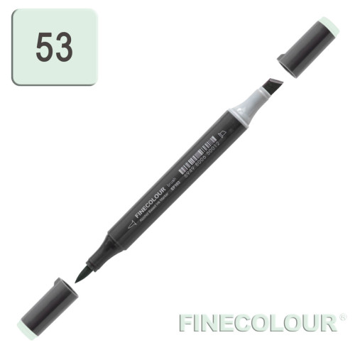 Маркер спиртовой Finecolour Brush-mini темный зеленый G53