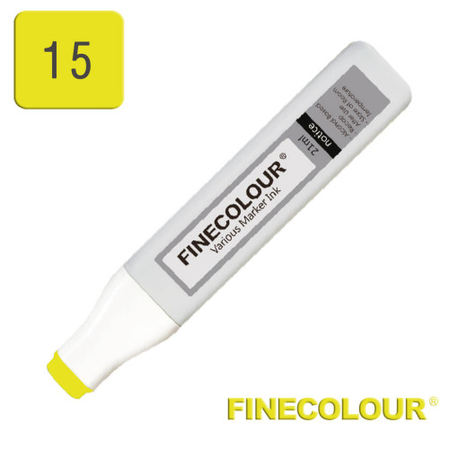 Заправка для маркера Finecolour Refill Ink 015 желтовато-зеленый YG15