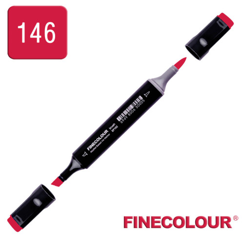 Маркер спиртовой Finecolour Brush 146 глубокий красный цвет R146