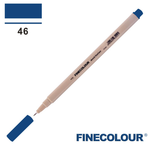 Линер Finecolour Liner на водной основе 046 темно-синий EF300-46