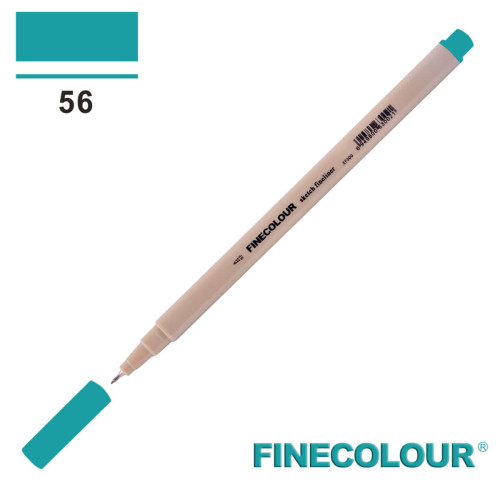 Лінер Finecolour Liner на водній основі 056 мармуровий зелений EF300-56