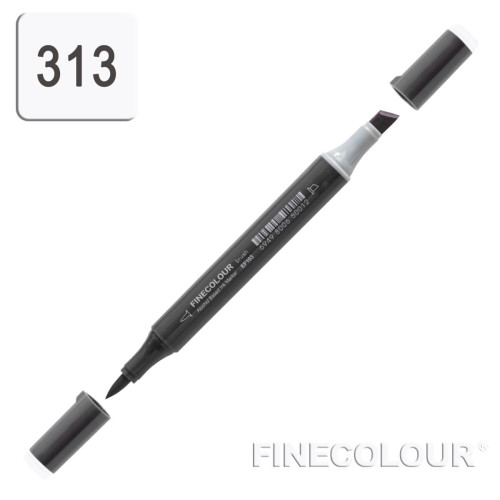 Маркер спиртовой Finecolour Brush-mini нейтральный серый №0 NG313