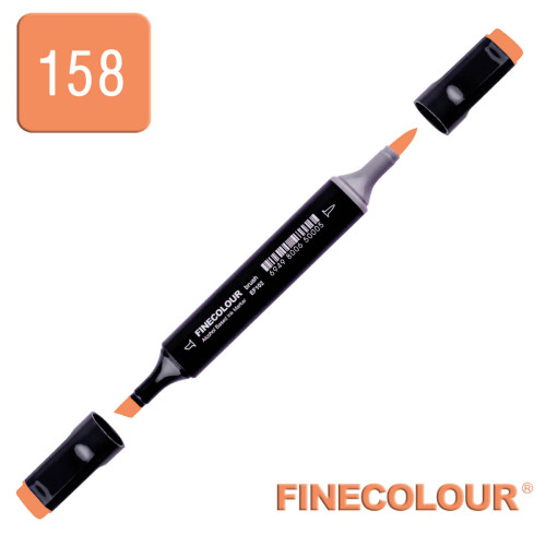 Маркер спиртовой Finecolour Brush 158 оранжевый кадмий YR158