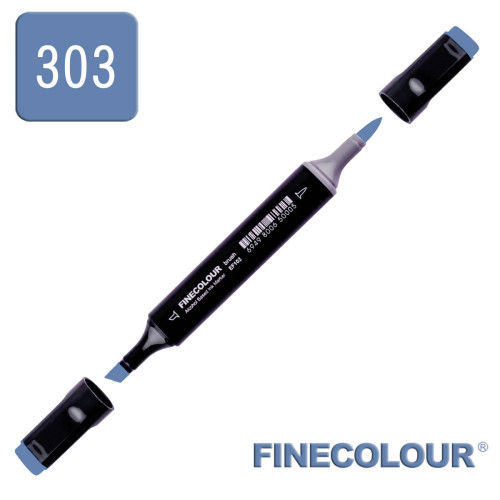 Маркер спиртовой Finecolour Brush 303 антверпен синий B303
