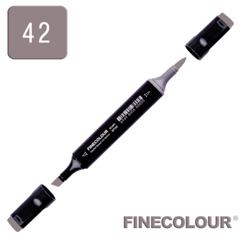 Маркер спиртовой Finecolour Brush 042 пурпурно-серый №8 PG42