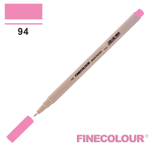 Лінер Finecolour Liner на водній основі 094 рожевий флуоресцентний EF300-94