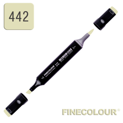 Маркер спиртовой Finecolour Brush 442 серовато-желтый YG442