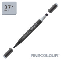 Маркер спиртовий Finecolour Brush-mini різкий сірий №5 CG271