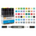 Набір маркерів Finecolour Brush 48 кольорів EF102-TB48