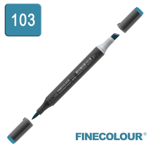Маркер спиртовой Finecolour Brush-mini темный чирок BG103