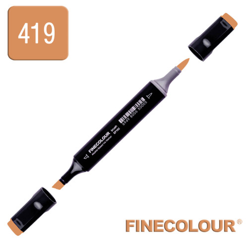 Маркер спиртовой Finecolour Brush 419 обожженной глины E419