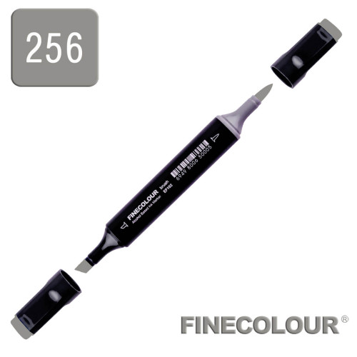 Маркер спиртовой Finecolour Brush 256 серый тонер №7 TG256