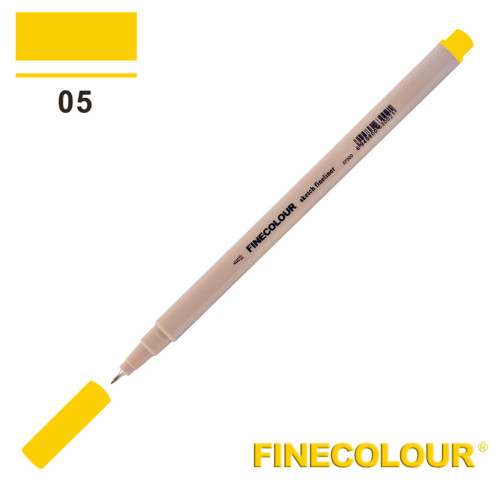 Линер Finecolour Liner на водной основе 005 темно-желтый EF300-05