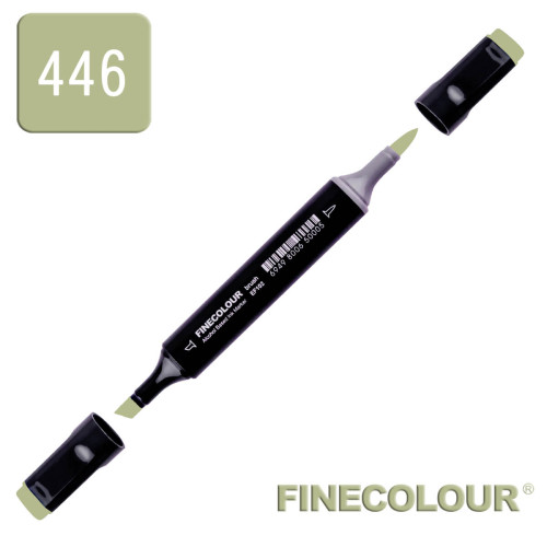 Маркер спиртовой Finecolour Brush 446 сероватый оливковый YG446