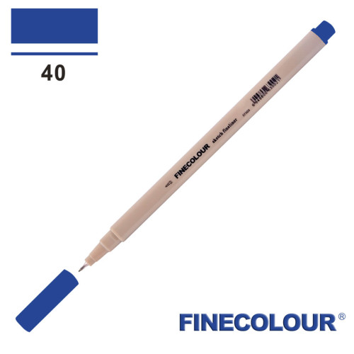 Лінер Finecolour Liner на водній основі 040 ультрамарин EF300-40