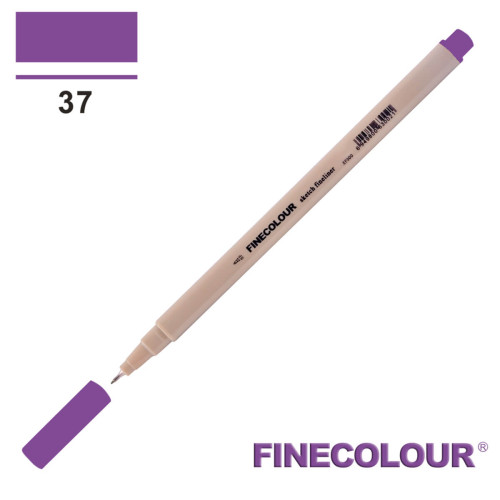 Лінер Finecolour Liner на водній основі 037 насичений фіолетовий EF300-37