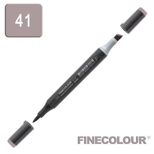 Маркер спиртовой Finecolour Brush-mini пурпурно-серый №7 PG41