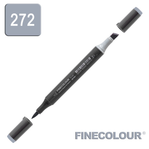 Маркер спиртовой Finecolour Brush-mini резкий серый №7 CG272