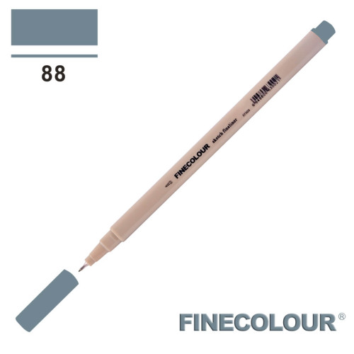 Лінер Finecolour Liner на водній основі 088 світло-сірий відтінок EF300-88