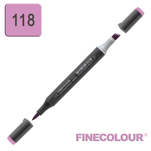 Маркер спиртовой Finecolour Brush-mini лаванда V118