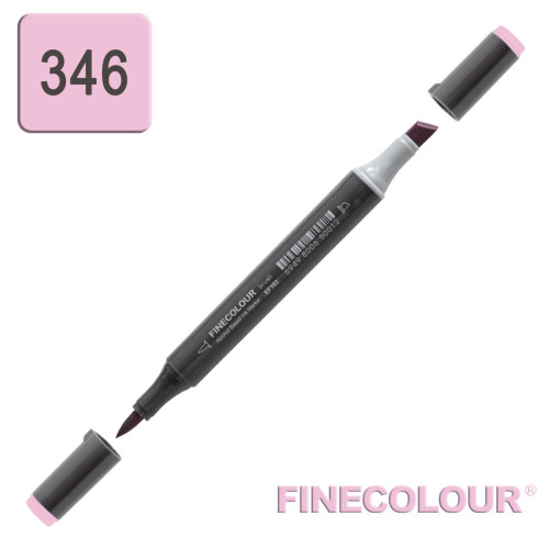 Маркер спиртовой Finecolour Brush-mini темно-розовый RV346